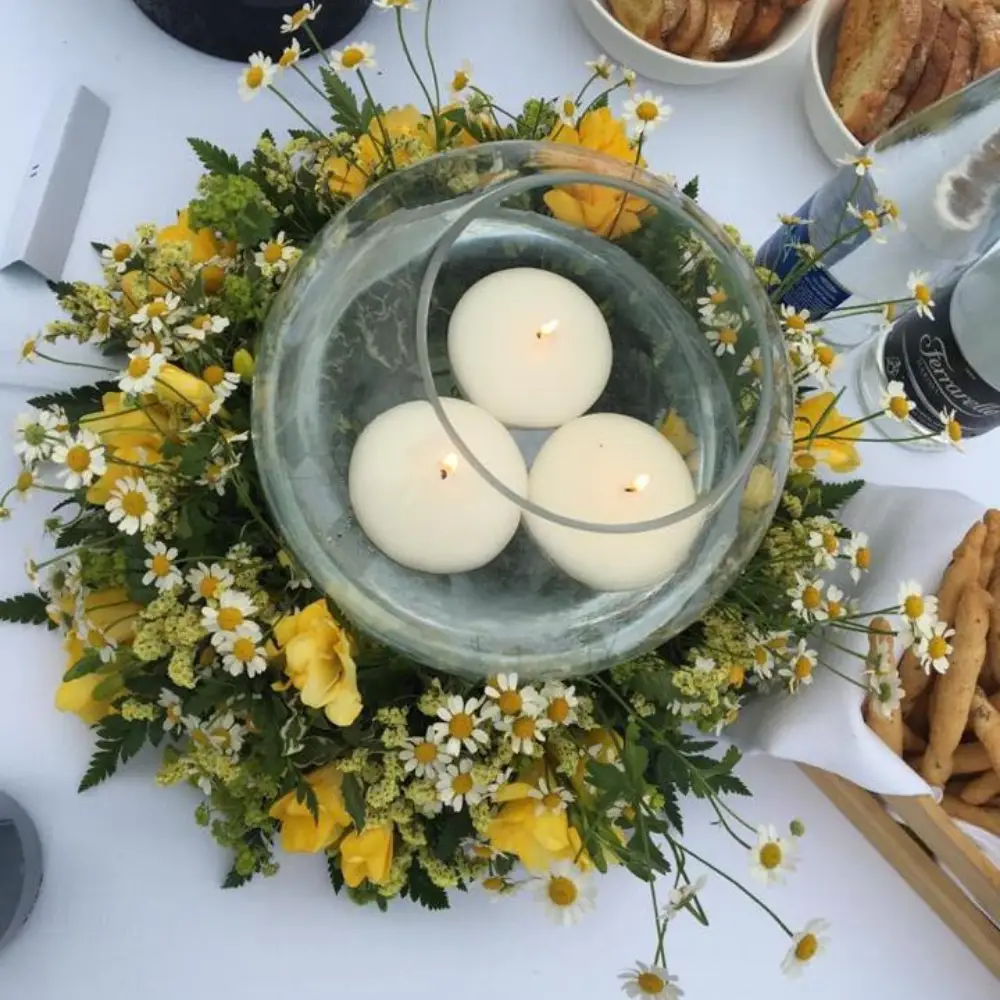 Centro tavola matrimonio primaverile