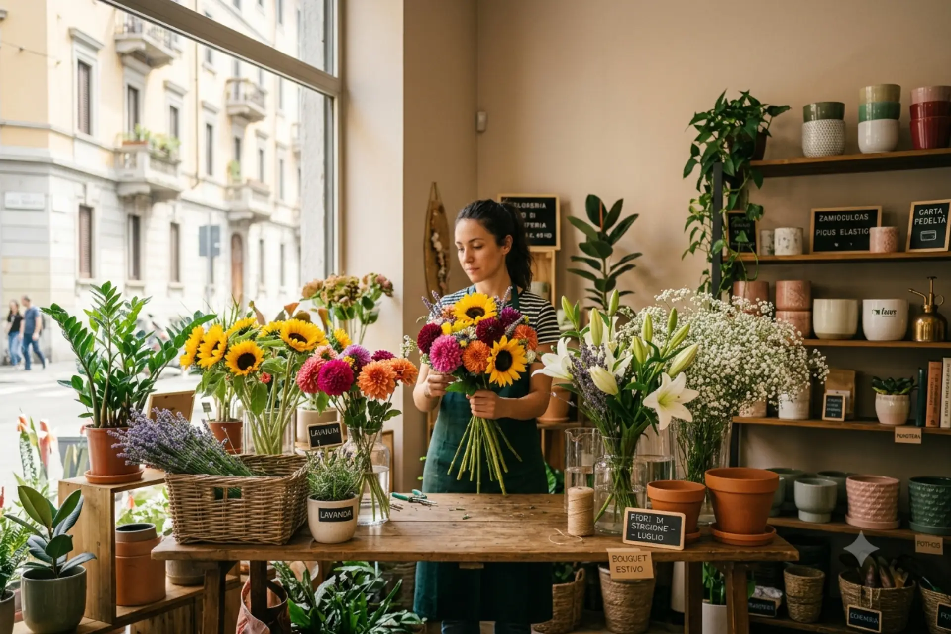 fiori di stagione luglio Milano