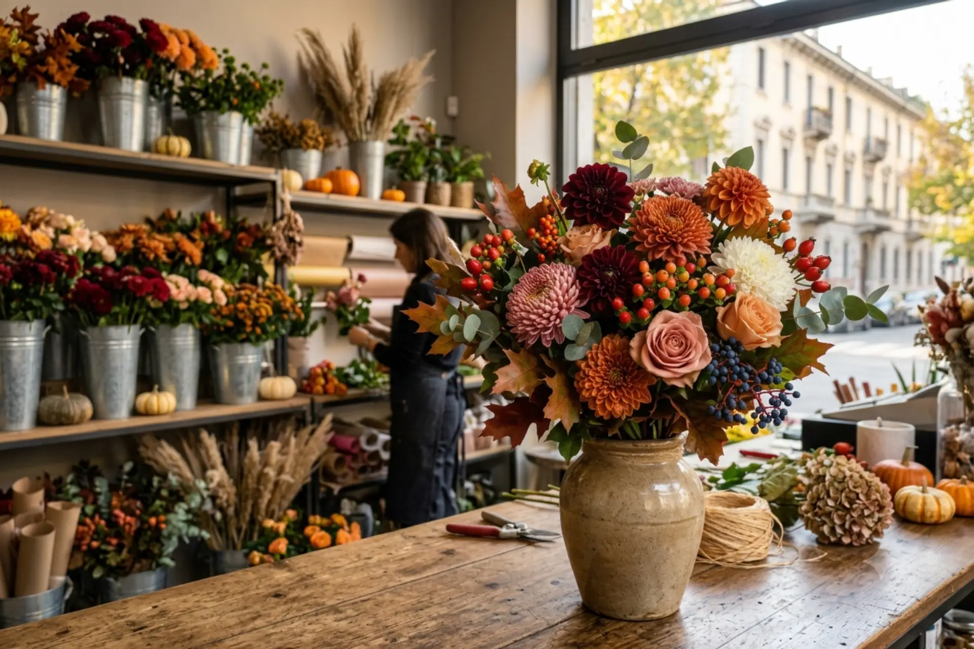 fiori autunnali settembre Milano